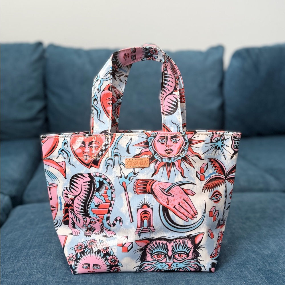 CONSUELA Vico Dreamy Grab 'N' Go Mini Tote. NWOT. RETIRED DESIGN. Tattoo Flash - Picture 10 of 12